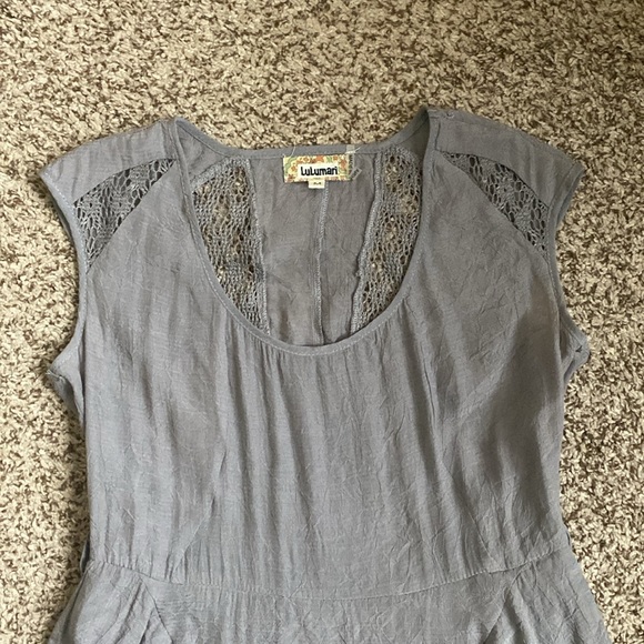 NWOT Crochet Lace Back Lulumari Dress - Picture 10 of 15